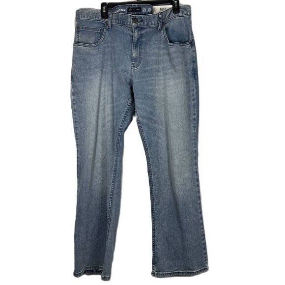 NWT Men's INC Jeans Modern Boot Comfort Stretch Size 36x30 Faded Streetwear - Picture 7 of 8